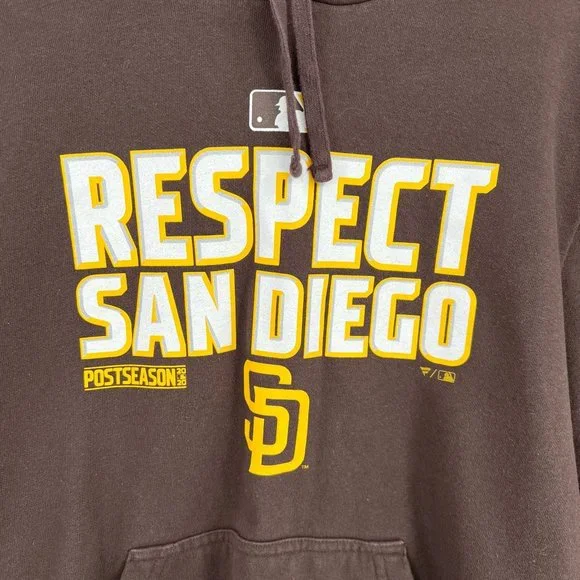 MLB San Diego 'Respect San Diego' Brown Hoodie - Men's - Picture 3 of 9